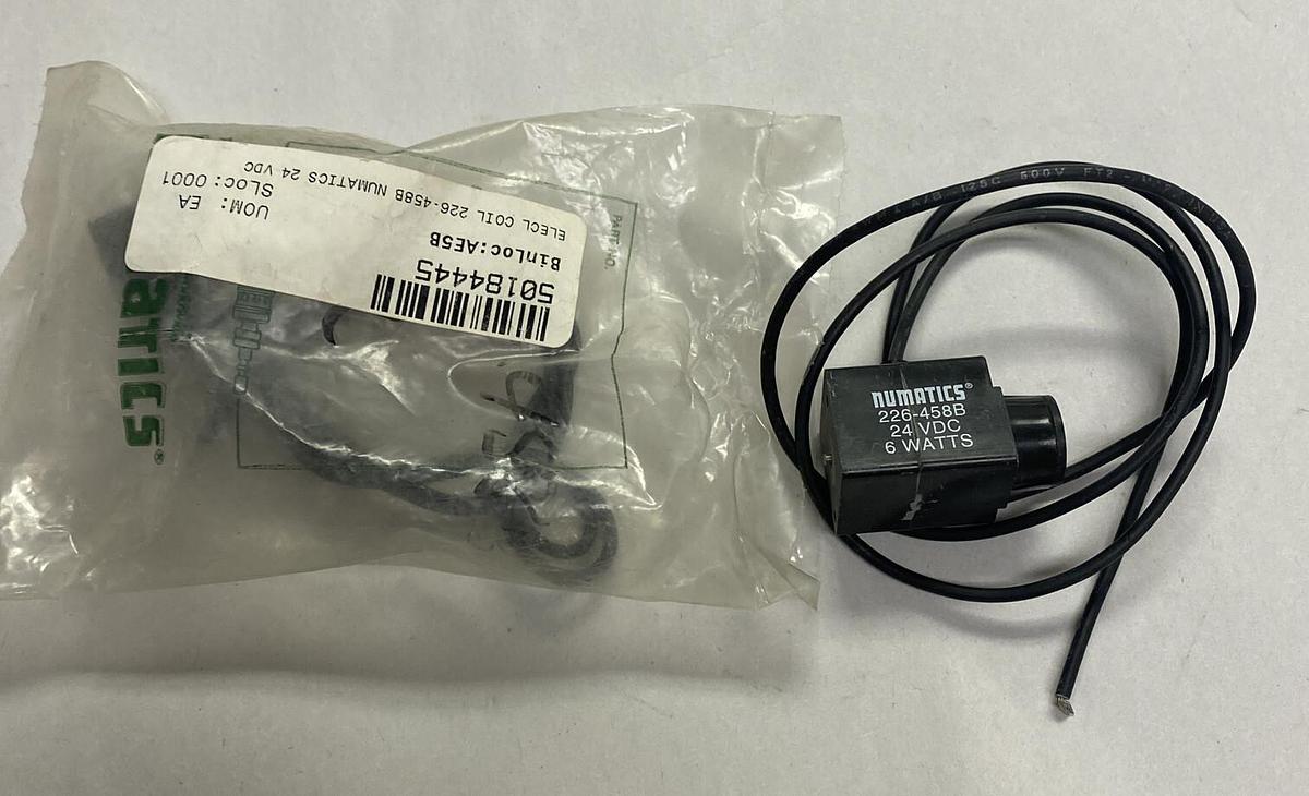 ASCO NUMATICS,226-458B,SOLENOID VALVE COIL LOT OF 2 NOS