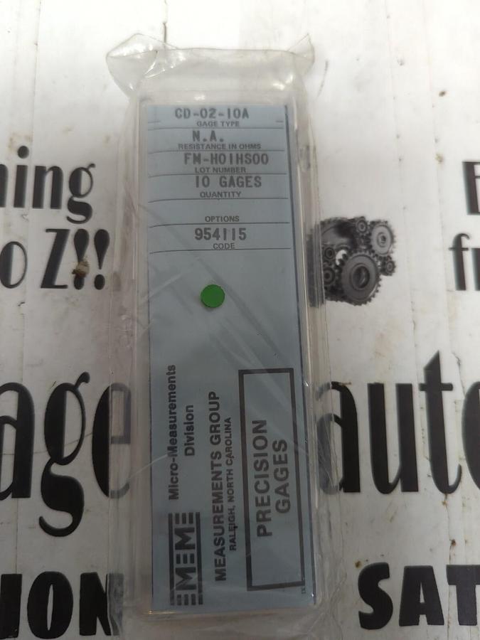 MICRO-MEASUREMENTS,CD-02-10A,PRECISION STRAIN GAUGES 10 PK NOS