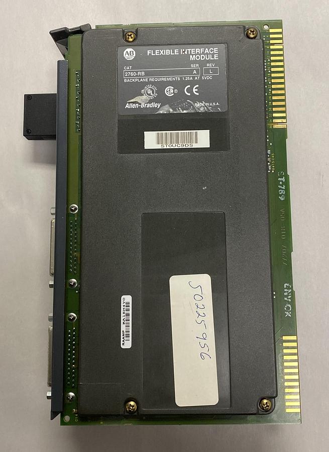 Used ALLEN BRADLEY,2760-RB,SER A REV L FLEXIBLE INTERFACE MODULE