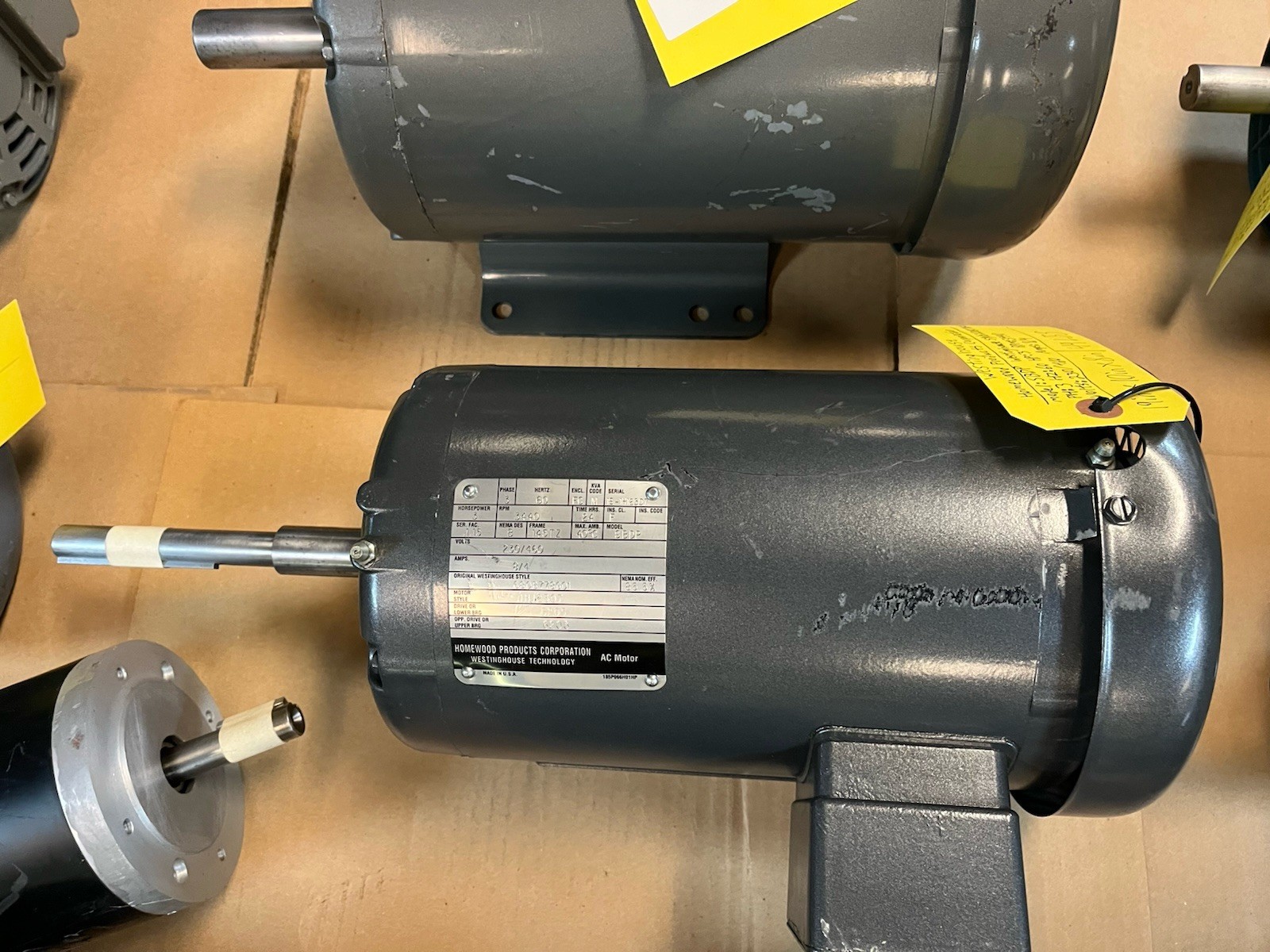 WESTINGHOUSE,SBDP,PUMP MOTOR 3HP 3PH 3440RPM 230/460V 145TZ