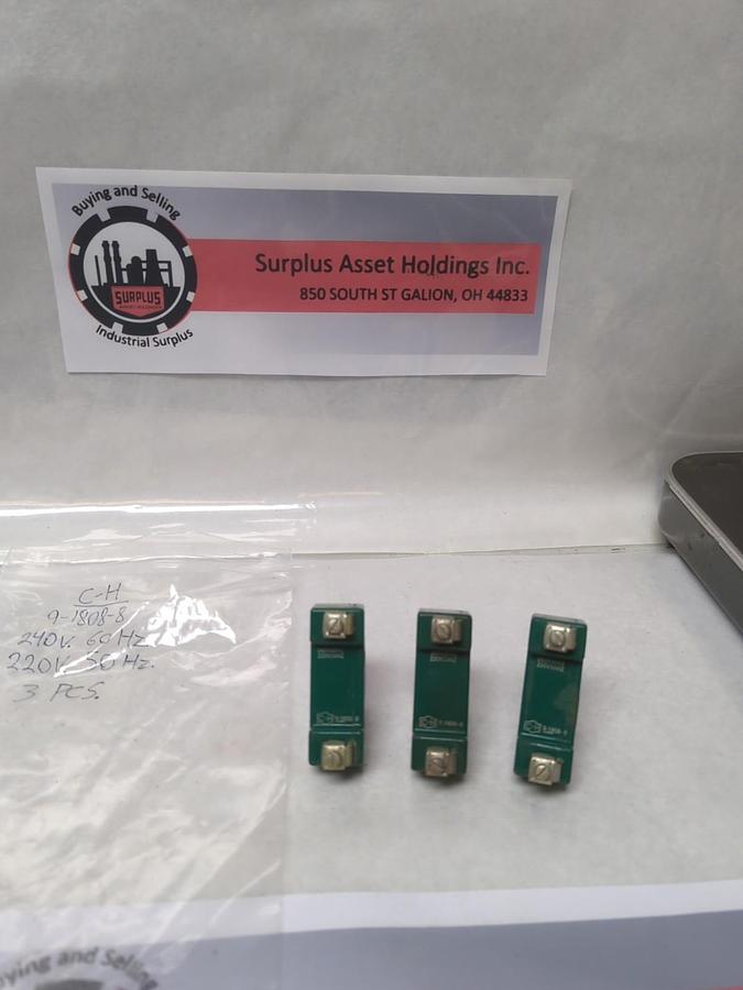 Used CUTLER-HAMMER,9-1808-8,COIL 240V 60HZ 220V 50HZ LOT OF 3 PRE-OWNED