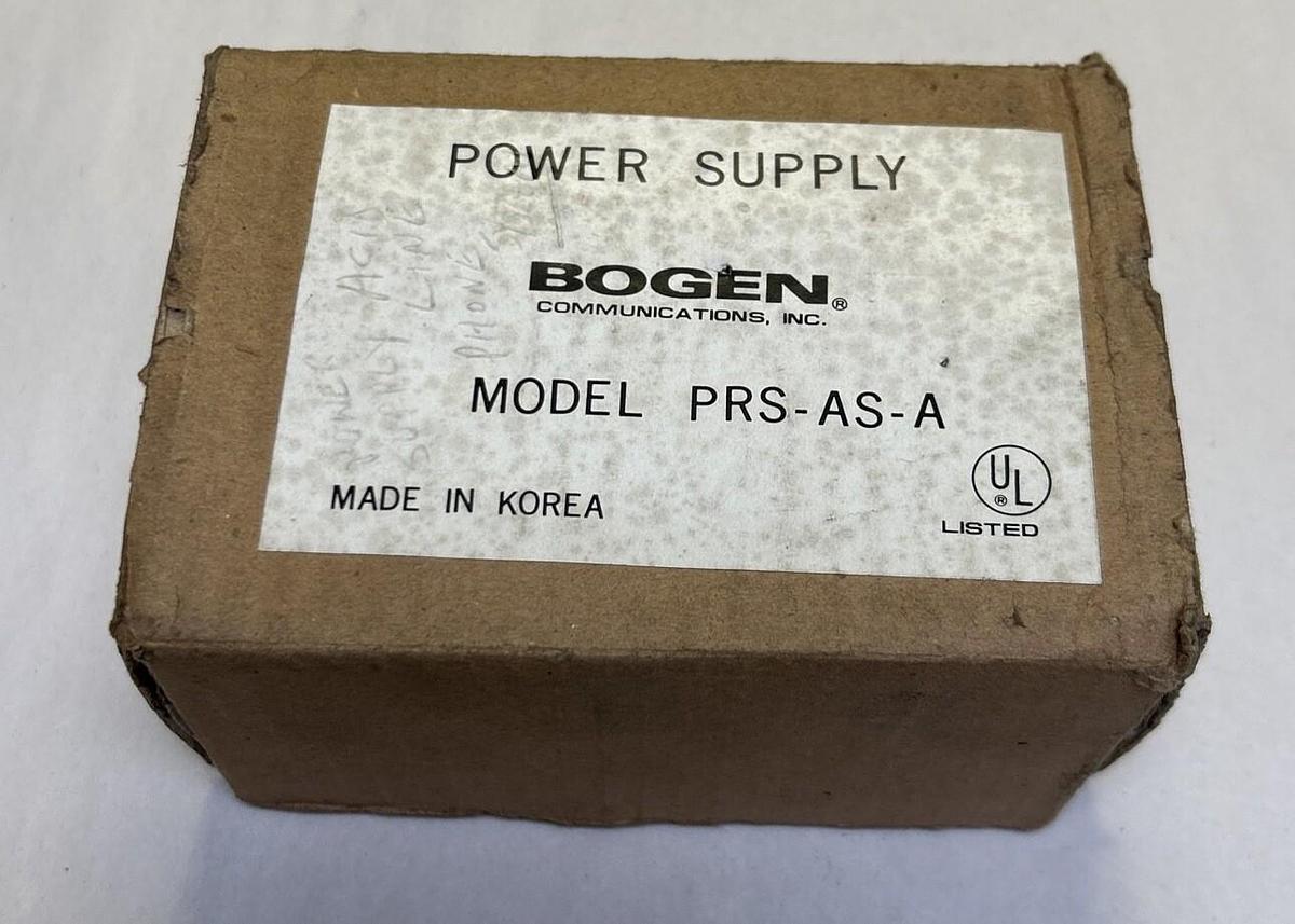Used BOGEN,PRS-AS-A,POWER SUPPLY NOS