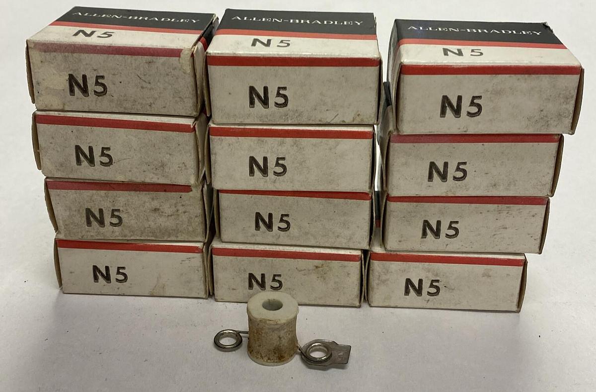 ALLEN BRADLEY,N5,OVERLOAD RELAY HEATER ELEMENT LOT OF 12 NOS