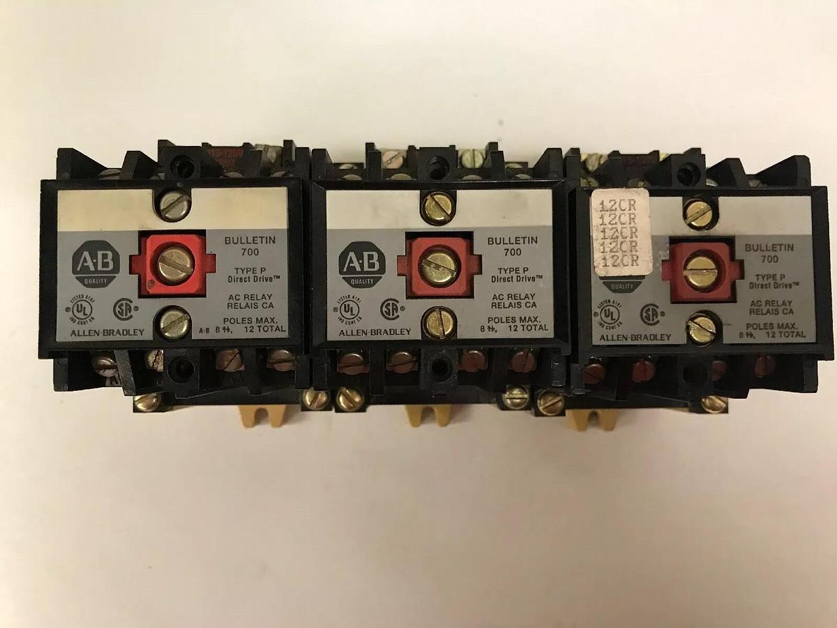 Used Allen Bradley,700-P400A1,Type P Relay lot 3