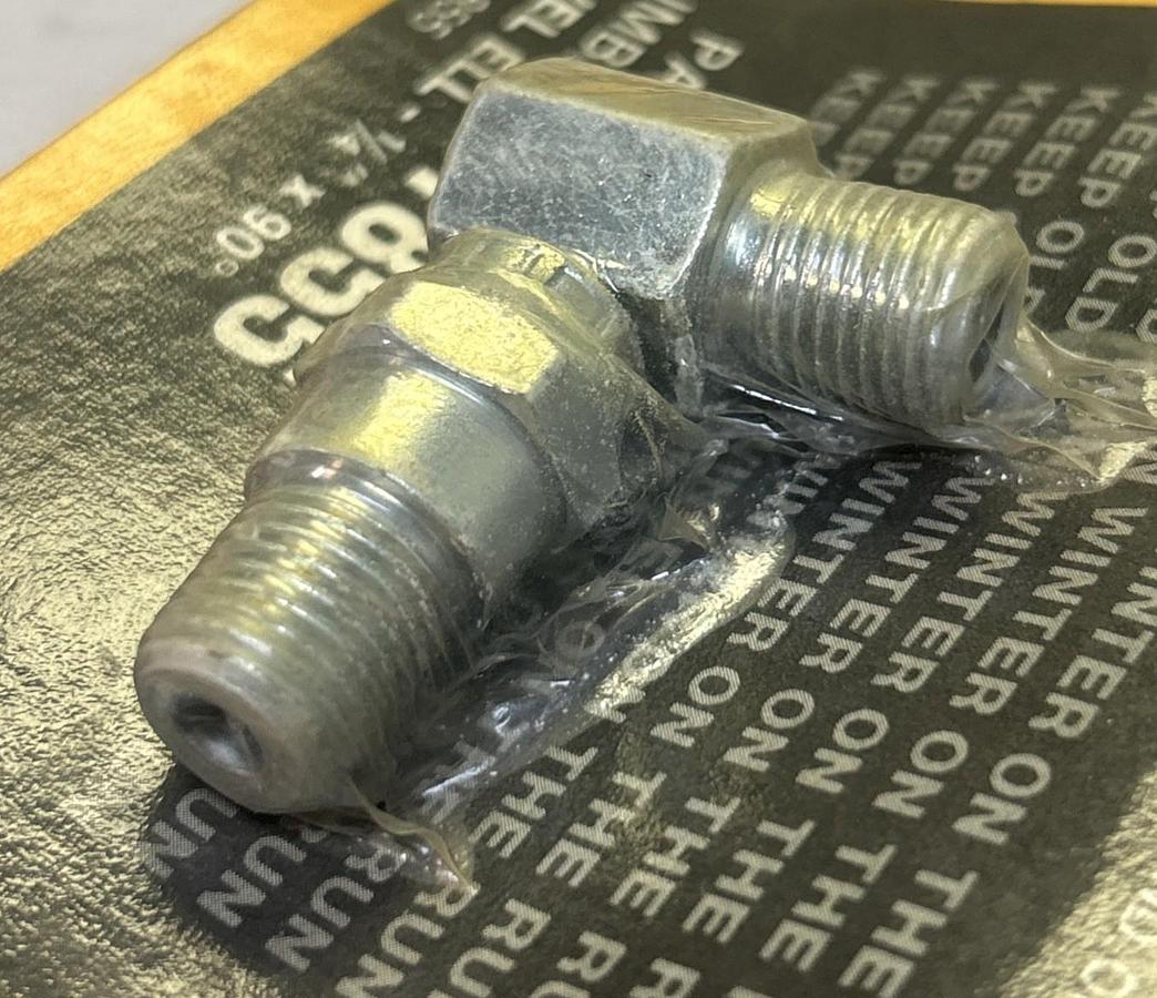 MEYER,21855,SWIVEL ELBOW 1/4INCH X 90 DEGREE LOT OF 3 NOS