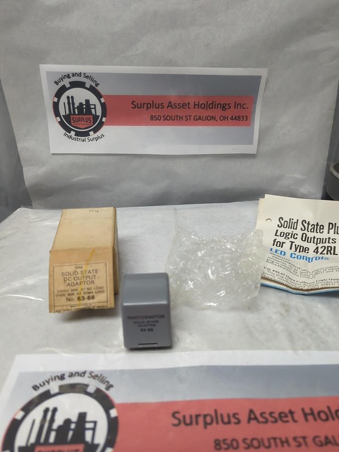 ECA,63-66,SOLID STATE DC OUTPUT ADAPTOR NOS