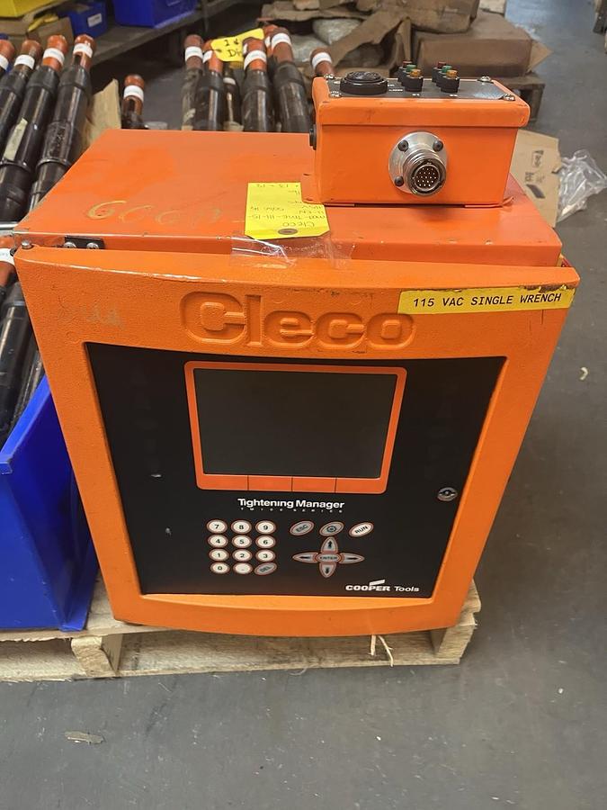 Used CLECO,TME-111-15-U-EN,CHANNEL TIGHTENING MANAGER CONTROLLER 115V