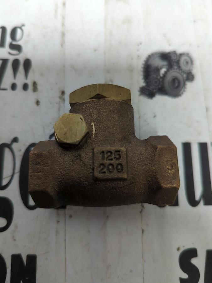 MILWAUKEE,125,200WOG 1/4 INCH SWING CHECK VALVE NOS