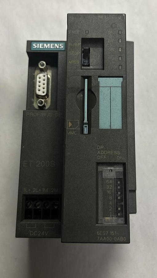 Used SIEMENS,6ES7151-7AA00-0AB0,CPU MODULE