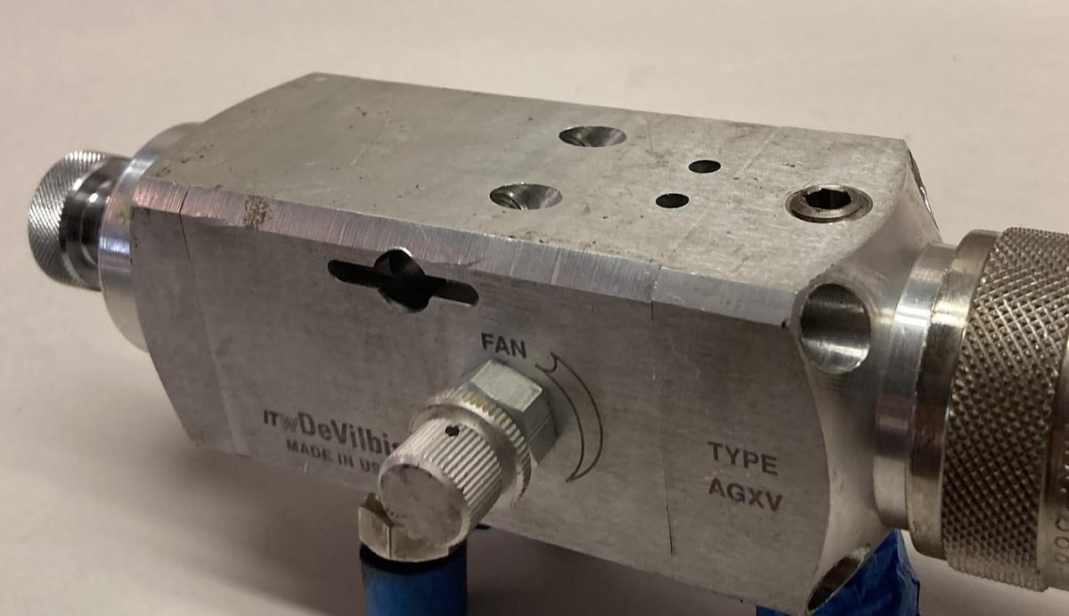 Used ITW DeVilbiss,Type AGXV,Automatic Spray Gun