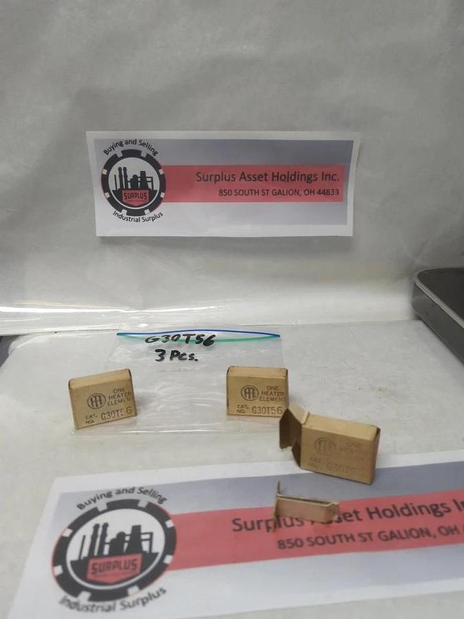 ITE,G30T56,OVERLOAD HEATER ELEMENT LOT OF 3 NOS