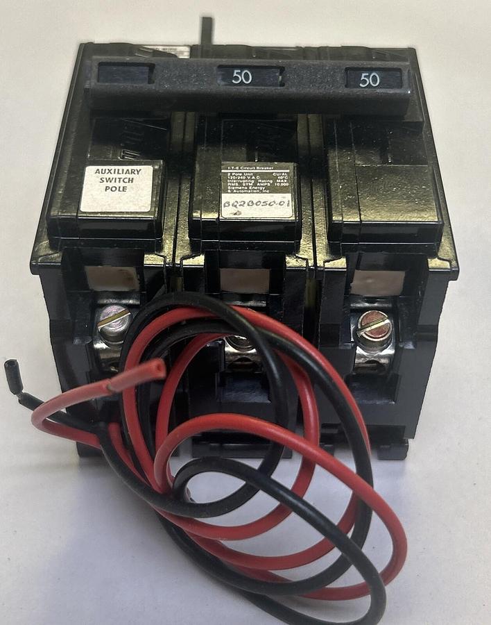 Used ITE,BQ2B050,CIRCUIT BREAKER 50A 120/240V 2P