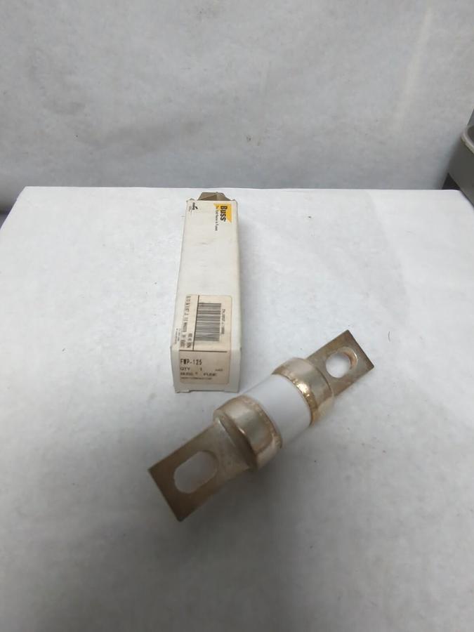 COOPER BUSSMANN,FWP-125,SEMI-CONDUCTOR FAST ACTING FUSE 125 AMP NOS