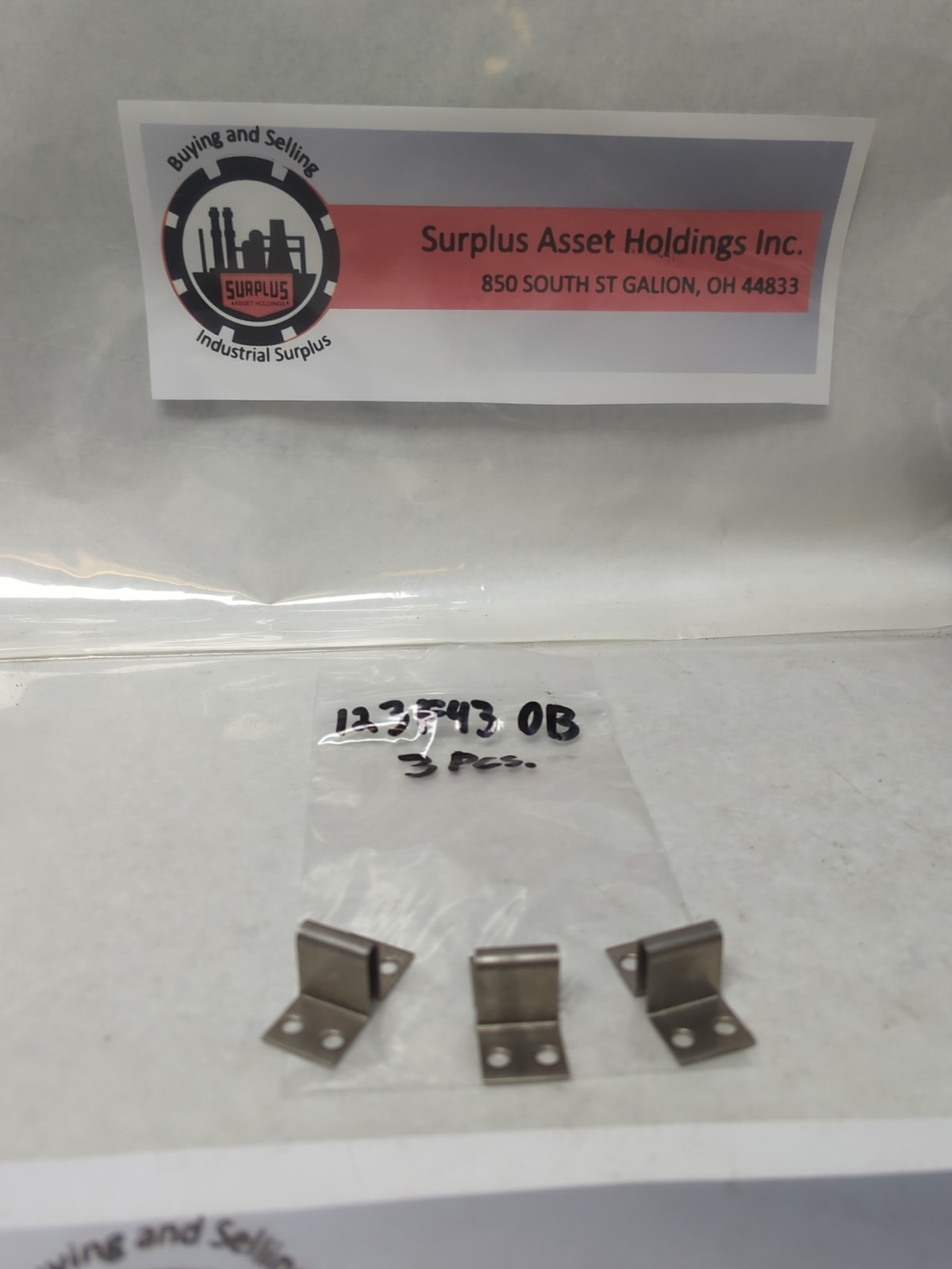 Used GENERAL ELECTRIC,123F43 0B,OVERLOAD HEATER ELEMENT LOT OF 3 PRE-OWNED