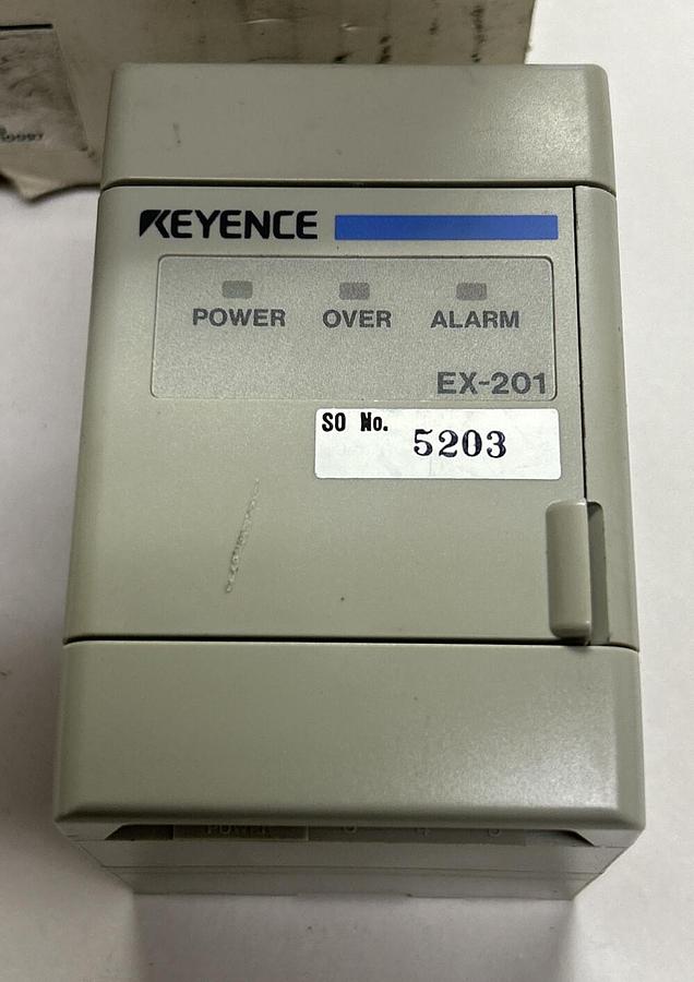 Used KEYENCE CORP,EX-201SO 5203,INDUCTIVE DISPLACEMENT SENSOR NEW