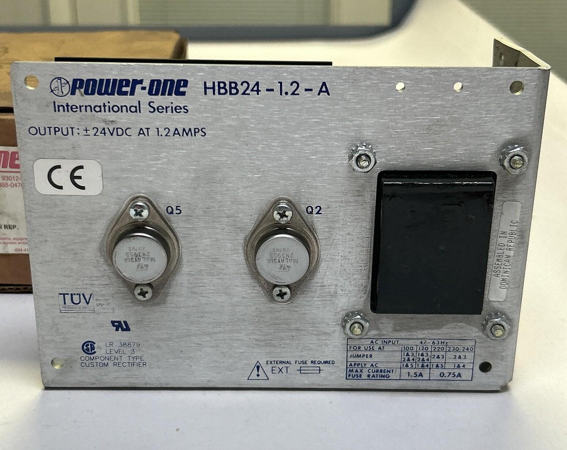 Used POWER-ONE,HBB24-1.2-A,POWER SUPPLY 1.2A NEW