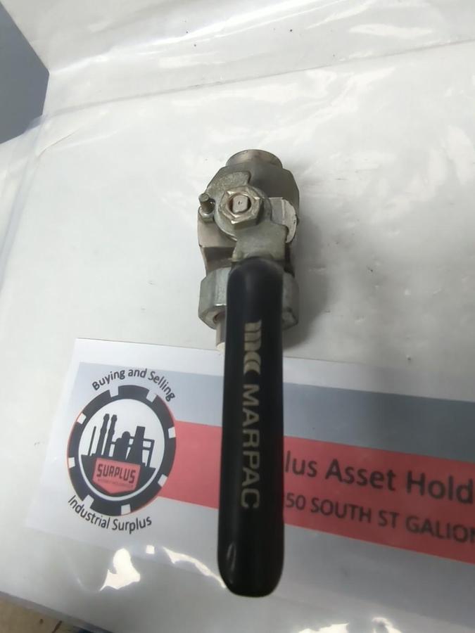 Used MARPAC,B700,BALL VALVE 1/4 INCH PRE-OWNED