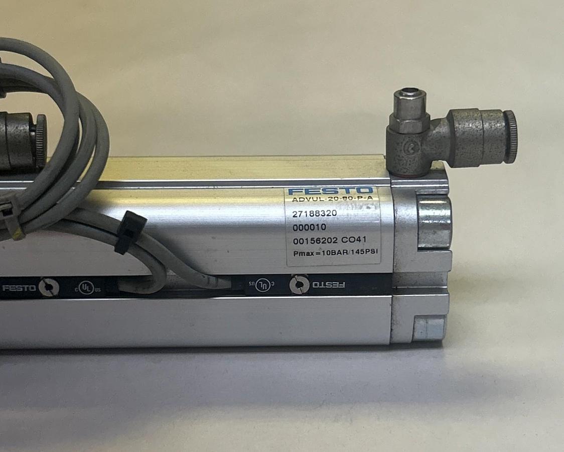 Used FESTO,ADVUL-20-80-P-A,PNEUMATIC CYLINDER