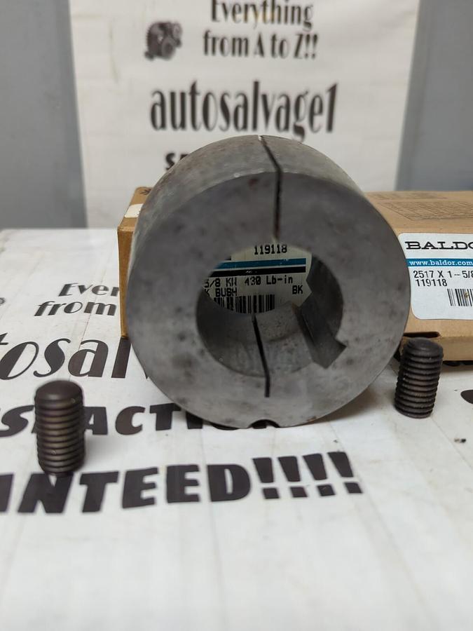 BALDOR DODGE,119118 2517X1-5/8-KW,TAPER-LOCK BUSHINGS LOT OF 2 NOS