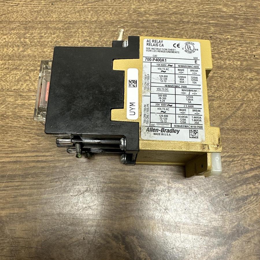 Used A-B,700-P400A1,Control Relay