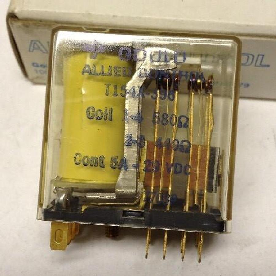 Gould Allied Control,T154X-396 4PDT,Relay 5 Amp LOT OF 7