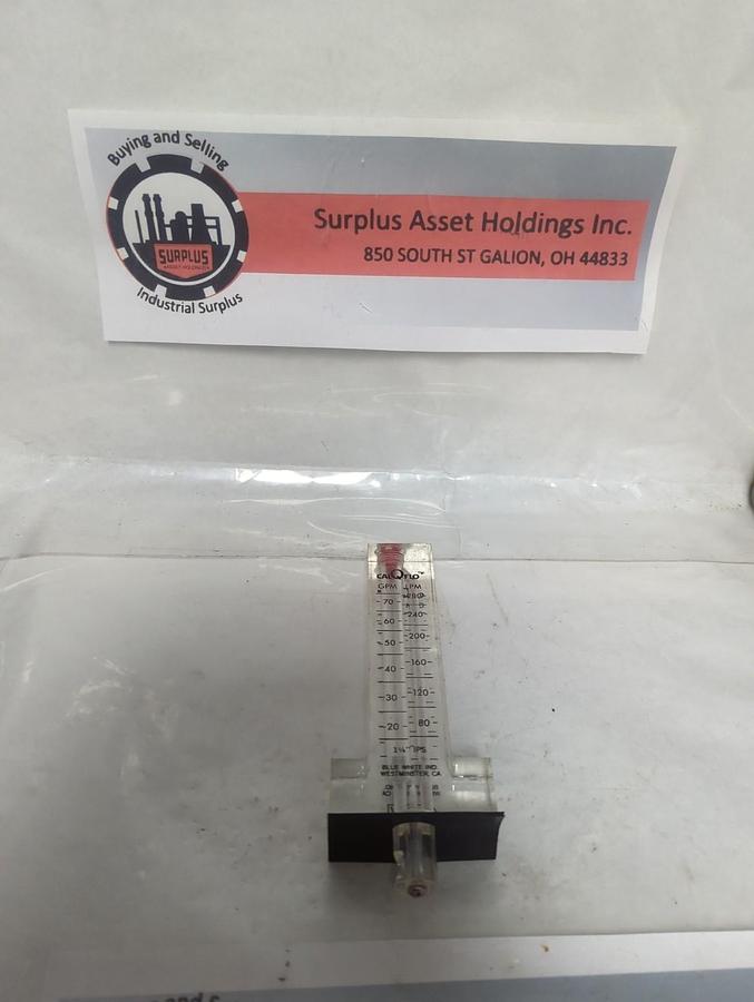 Used CALQFLO,GPM-LPM,FLOWMETER 1-1/4 IPS PRE-OWNED