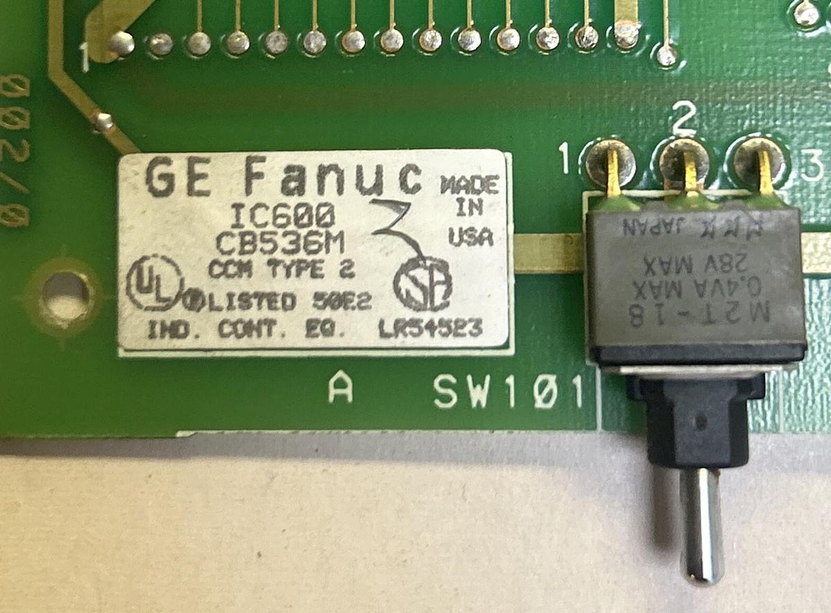 Used GE FANUC,IC600CB536M,COMMUNICATIONS CONTROL MODULE BOARD