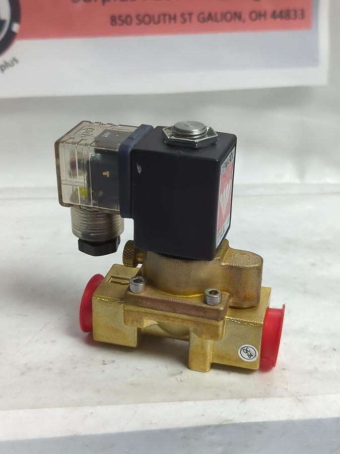 Used GEM-SOL,GEM-B-32,SOLENOID VALVE 24V 60HZ 8W PRE-OWNED