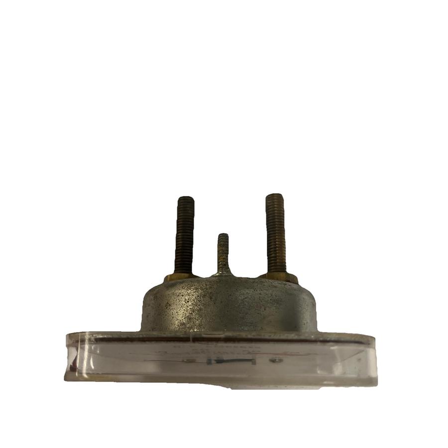 Used RECTRON,0-100,DC AMPERES PANEL METER GAUGE 0-100 AMPS 12vdc 6vdc