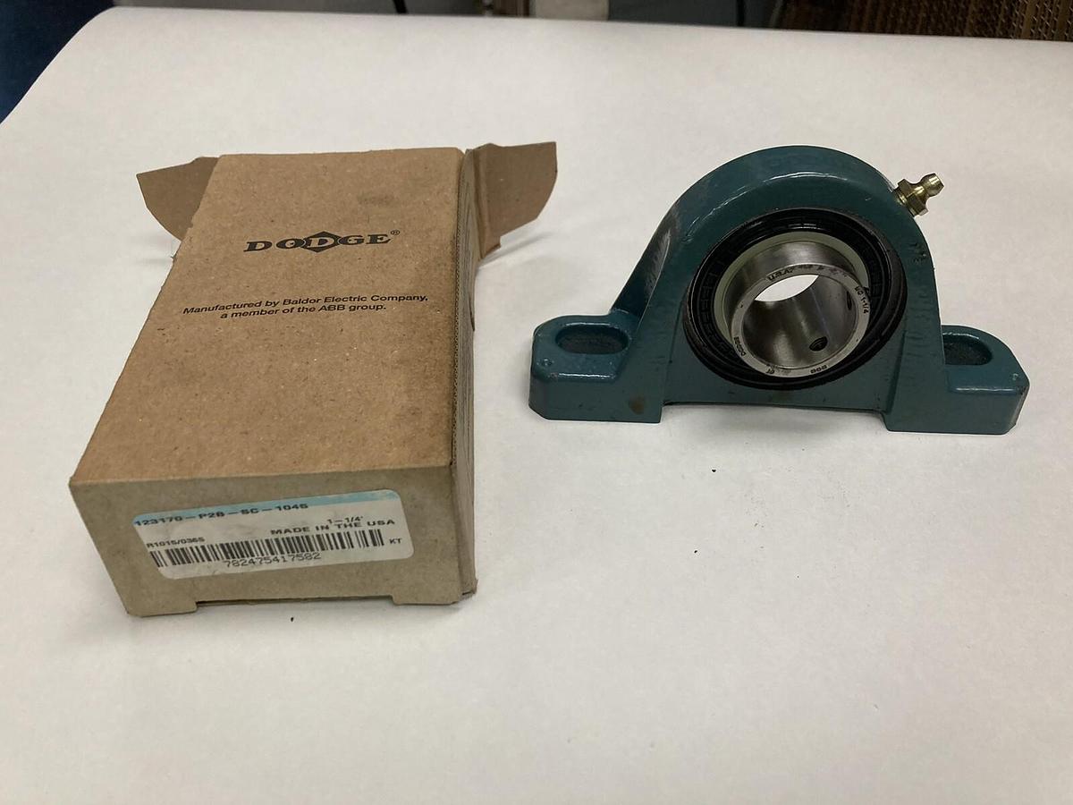 Dodge,123170 P2B-SC-104S,2-Bolt Pillow Block Bearing