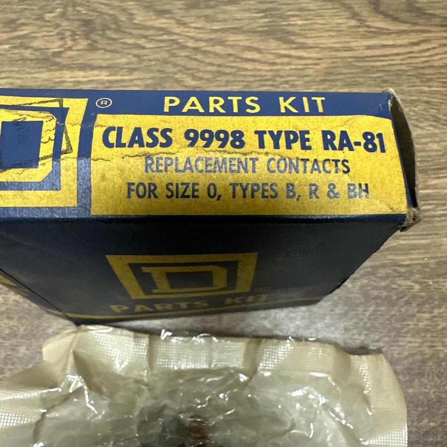 Square D,9998-RA-81,Replacement Contacts Size 0 Types B R BH