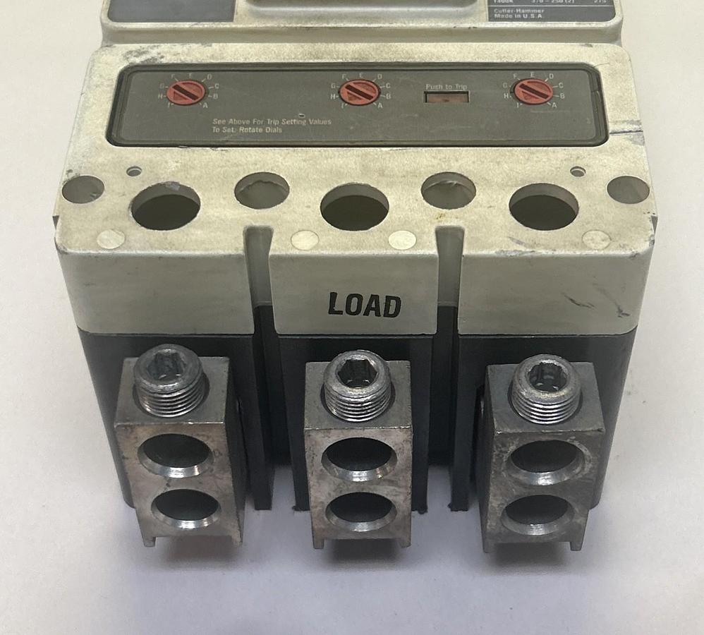 Used CUTLER-HAMMER,HMCP400R5,CIRCUIT BREAKER 400A 600V 3P