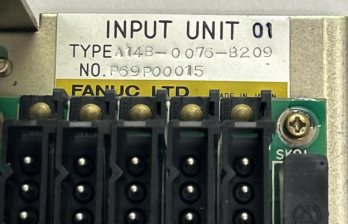 Used FANUC,A14B-0076-B209,INPUT UNIT