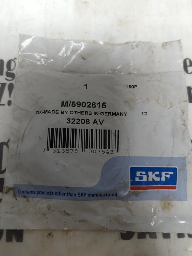 Used SKF,M/5902615 32208 AV,TAPERED ROLLER NILOS RING NEW
