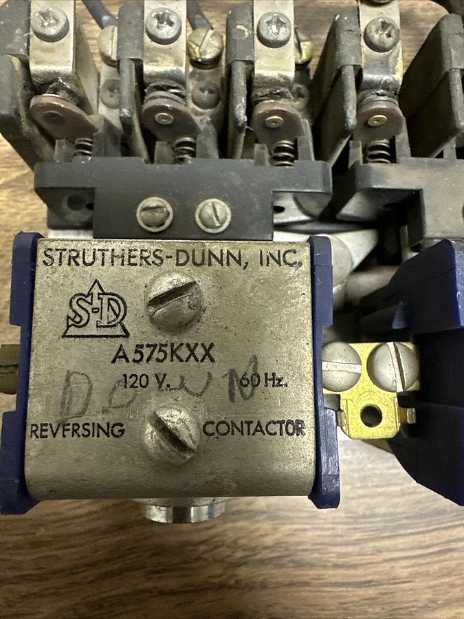 Used Struthers-Dunn,A575KXX,Reversing Contactor