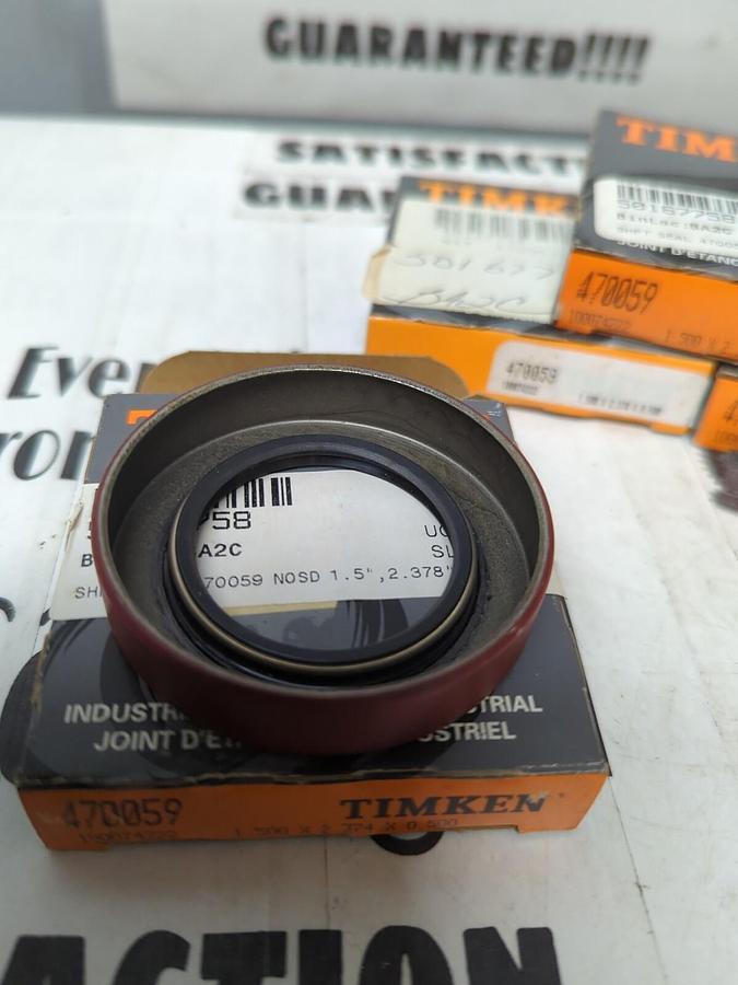 TIMKEN,470059,OIL SEALS 1.5 INCH X 2.378 INCH LOT OF 4 NOS