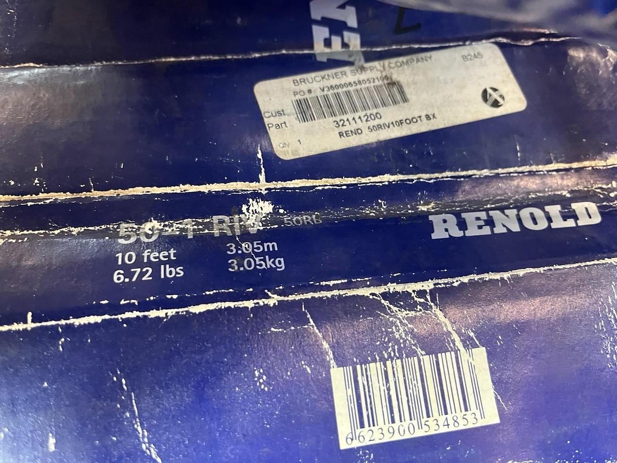 RENOLD,50RB,ROLLER CHAIN 50-1 RIVET 10FT