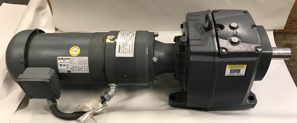 Boston Gear,F643B56B7CMBA140TU6KUTFW,Triple Reduction Speed Reducer 56:1 Ratio