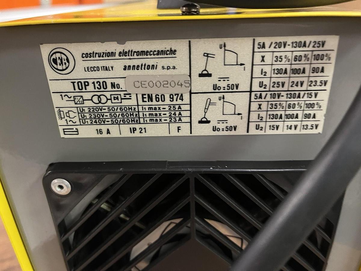 Used CEA Contruzioni,Top 130,Welder  Single Phase 220-240V