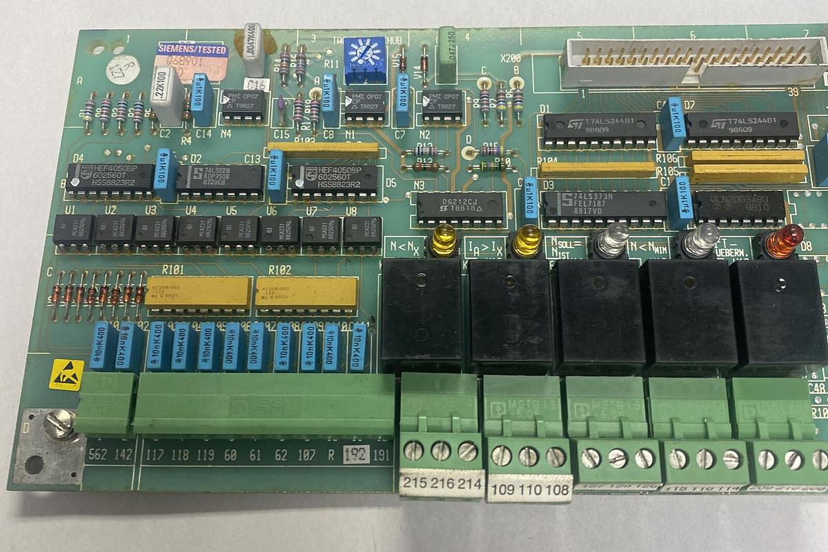Used SIEMENS,C98043-A1210-L2107 / C98040-A1210-P1-02-86,PC BOARD SIMOREG MODULE