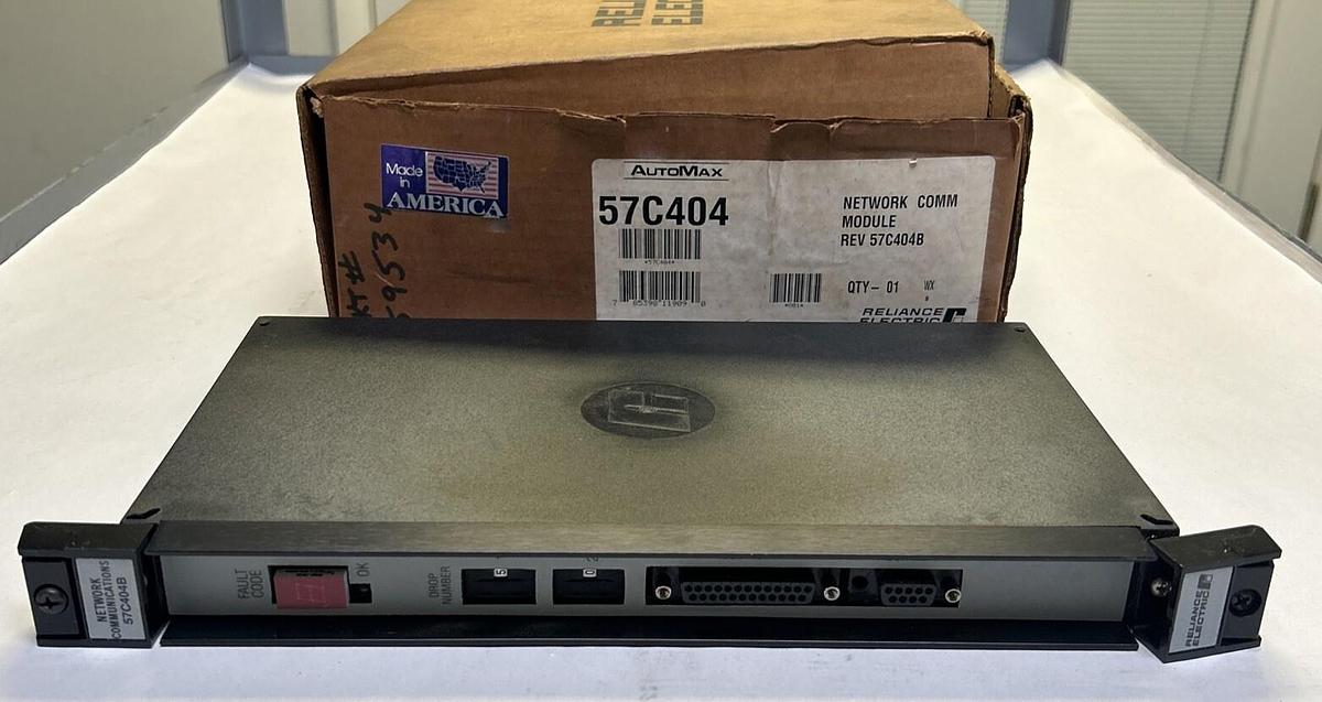 Used RELIANCE,57C404,COMMUNICATION NETWORK MODULE