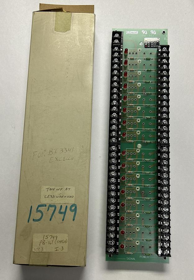 CROUZET,PB-16T,I/O MODULE RACK NEW