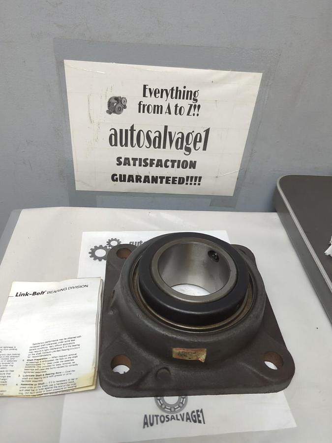 LINK BELT,F247K6,FOUR BOLT FLANGE BEARING 2-15/16 INCH BORE MISSING BOX NOS