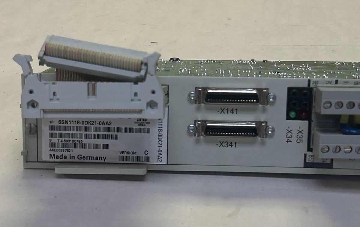 Used SIEMENS,6SN1118-0DK21-0AA2,SIMODRIVE 611 PERFORMANCE MODULE