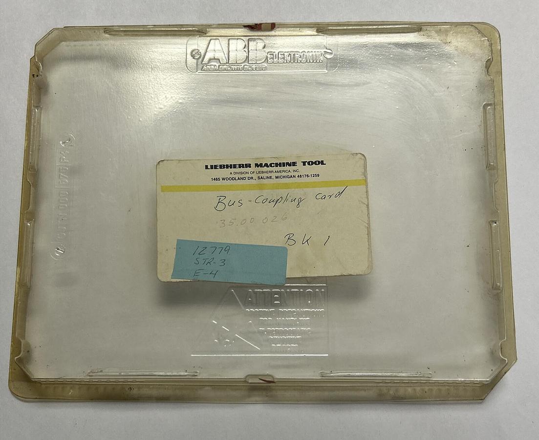 LIEBHERR ABB,814-2100-05 / MPS5,BUS-COUPLING CARD NOS