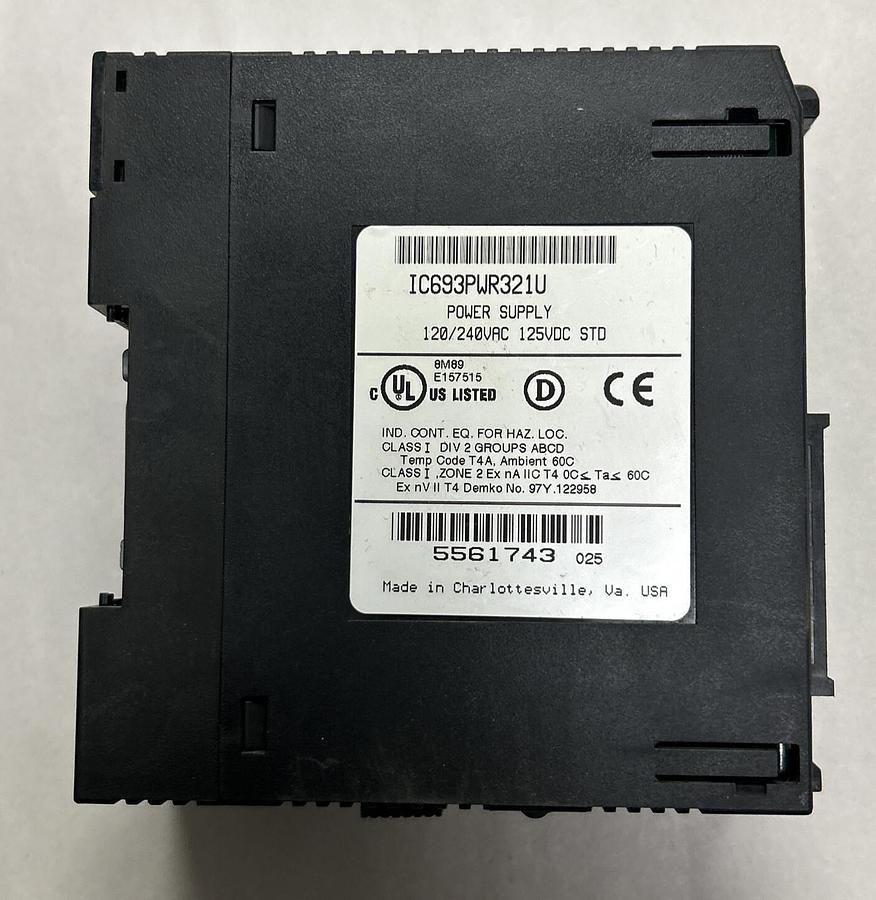 Used GE FANUC,IC693PWR321U,POWER SUPPLY