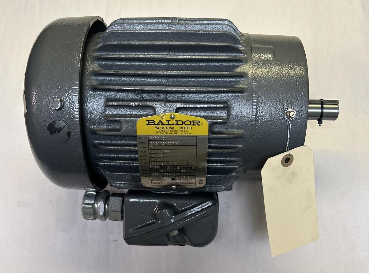 Used BALDOR,VM8003T,MOTOR 1HP 1725RPM 230/460V 145TC FRAME