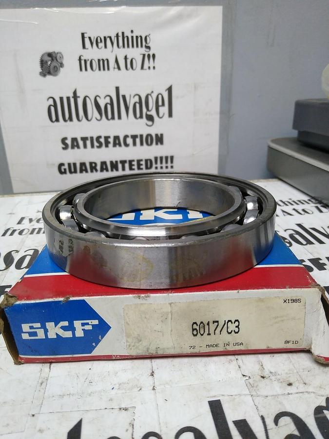 SKF,6017/C3,DEEP GROOVE BALL BEARING NOS