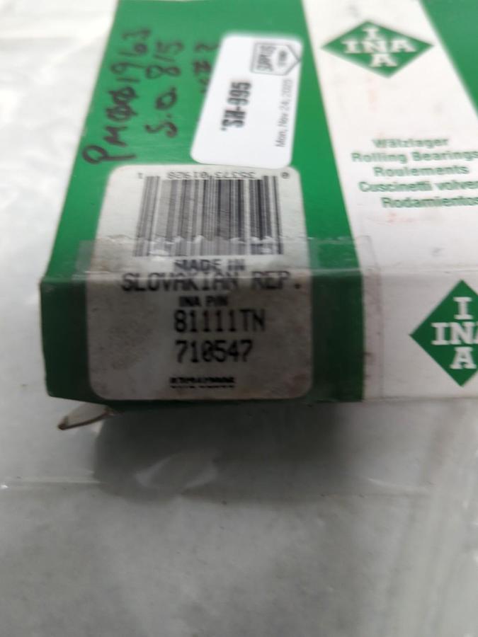 INA,81111TN,THRUST BALL BEARING NOS
