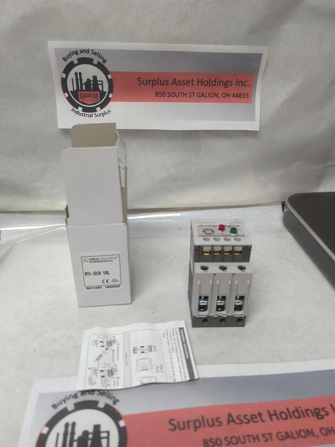CERUS,MTK-63/3K 18L,THERMAL OVERLOAD RELAY NOS